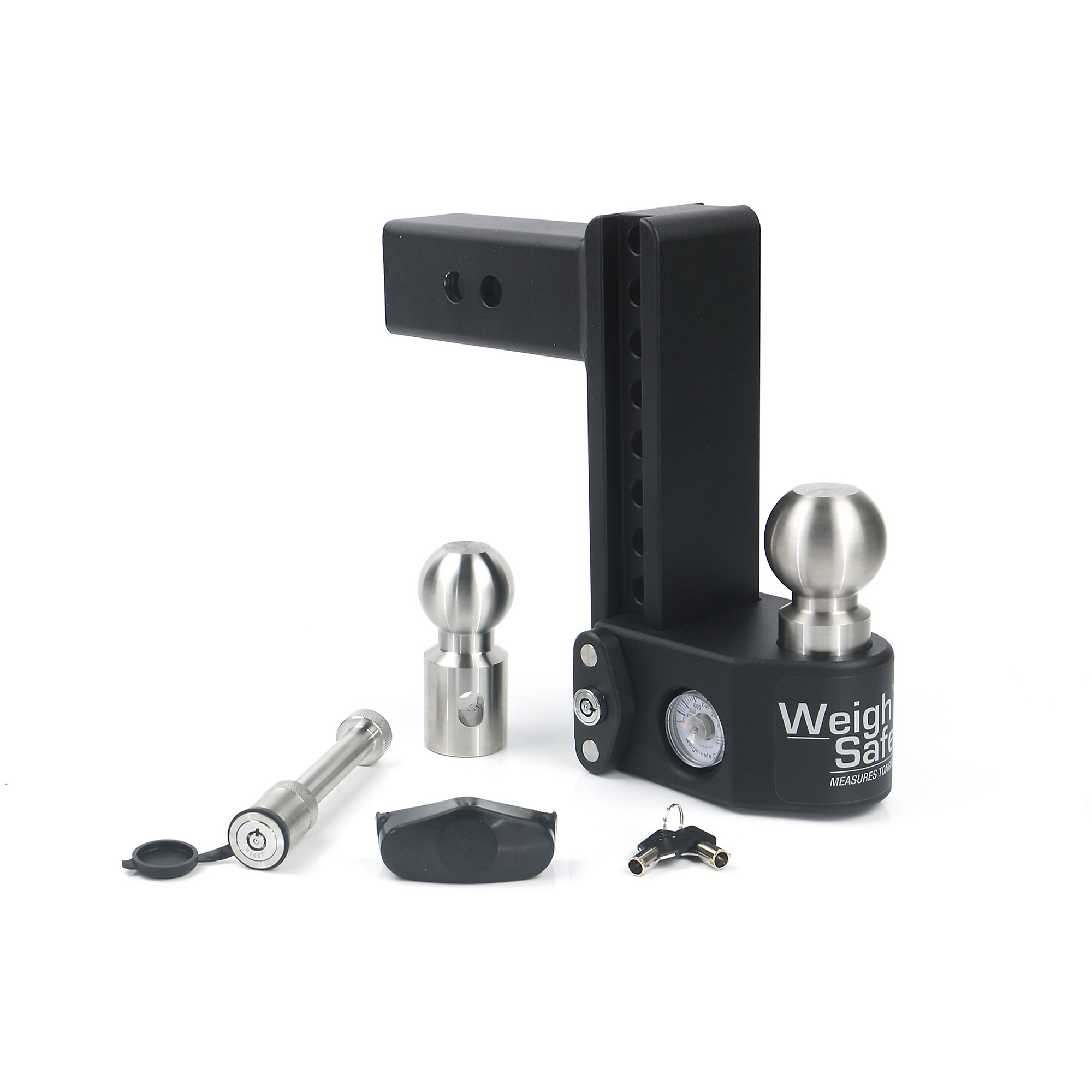 Weigh-Safe Steel Drop Hitch Ball Mount - 8in. Drop, 2.5in. Shank, 22000 Lb. Towing Capacity, 2-5/16in. Ball Diameter, Class V, Model# SWS8-2.5-KA